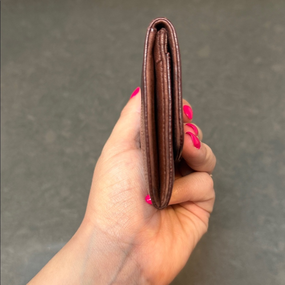 Chanel Chocolate Brown CC Caviar Skin Leather Card Holder - Picture 5 of 13